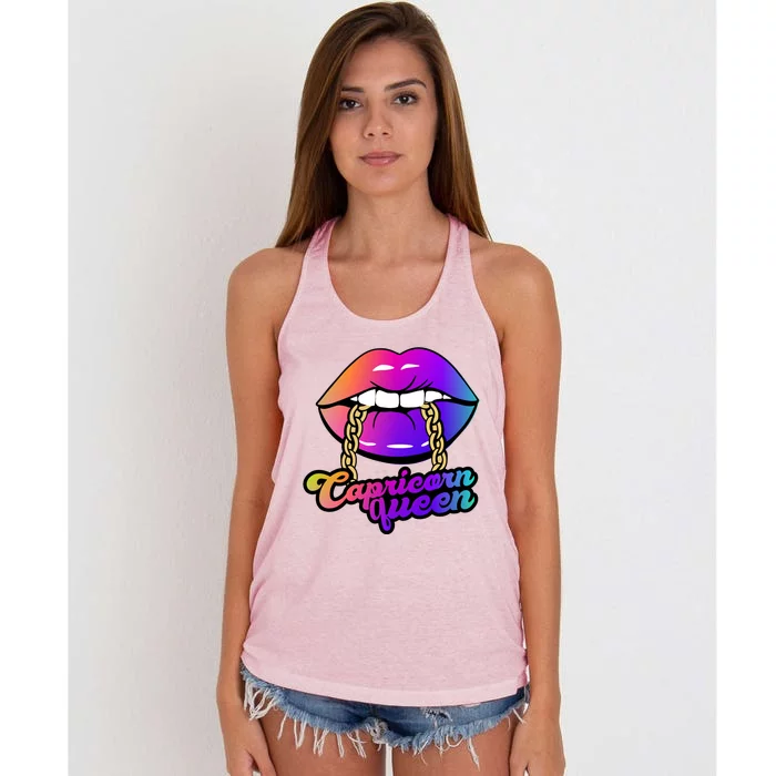 Capricorn Queen Gift Women's Knotted Racerback Tank