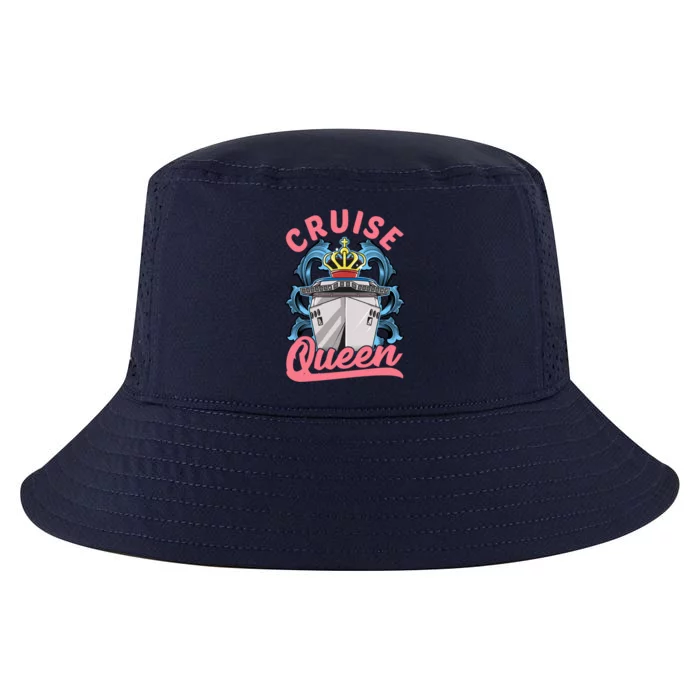 Cruise Queen Gift Cruising Vacation Party Gift Cool Comfort Performance Bucket Hat