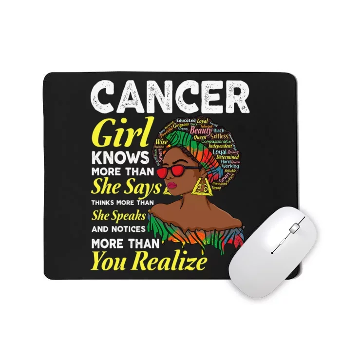 Cancer queen June & July month birthday cancer Zodiac sign Mousepad