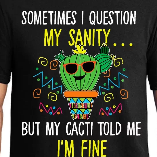 Cactus Quote Joke Pun Pajama Set