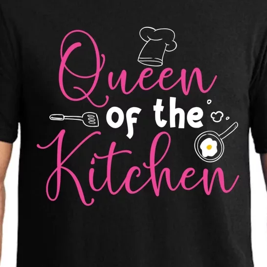 Cooking Queen Kitchen Funny Gift For Chef Culinary Student Cool Gift Pajama Set