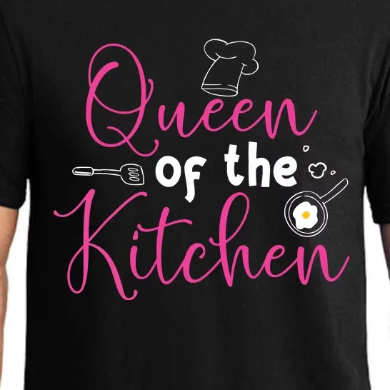 Cooking Queen Kitchen Funny Gift For Chef Culinary Student Pajama Set