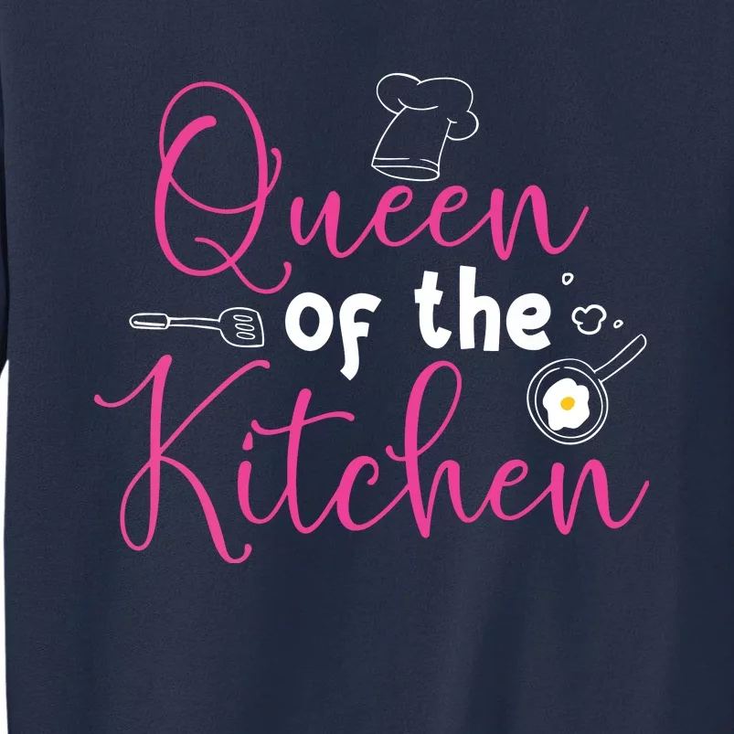 Cooking Queen Kitchen Funny Gift For Chef Culinary Student Sweatshirt