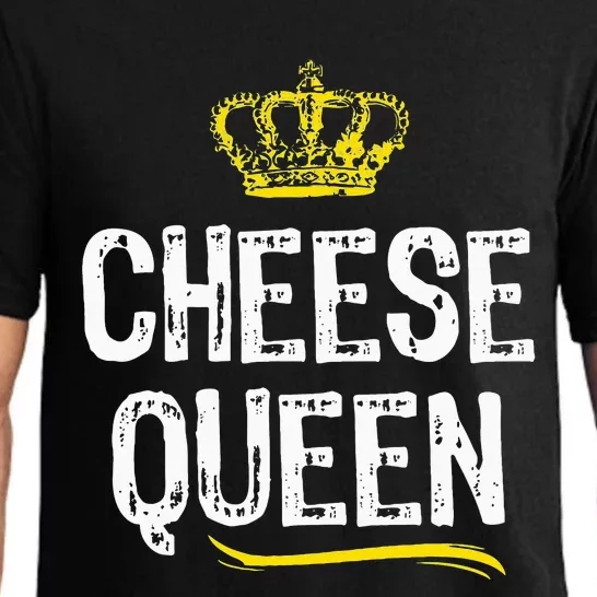 Cheese Queen Lover Funny Cool Cute Gift Pajama Set