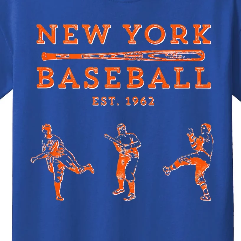 Classic Queens New York Baseball Team Fan Kids T-Shirt