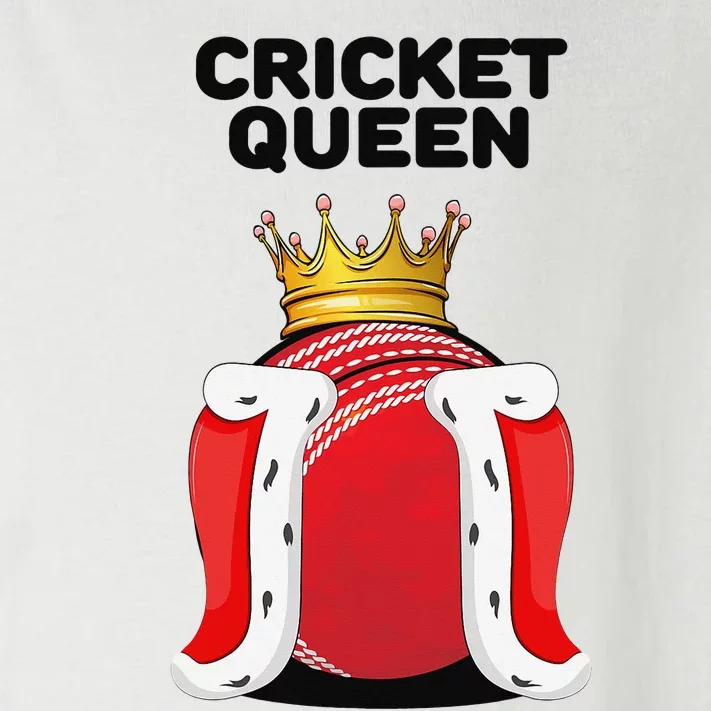 Cricket Queen Player Cricketer Pitch Bowler Coach Toddler Long Sleeve Shirt