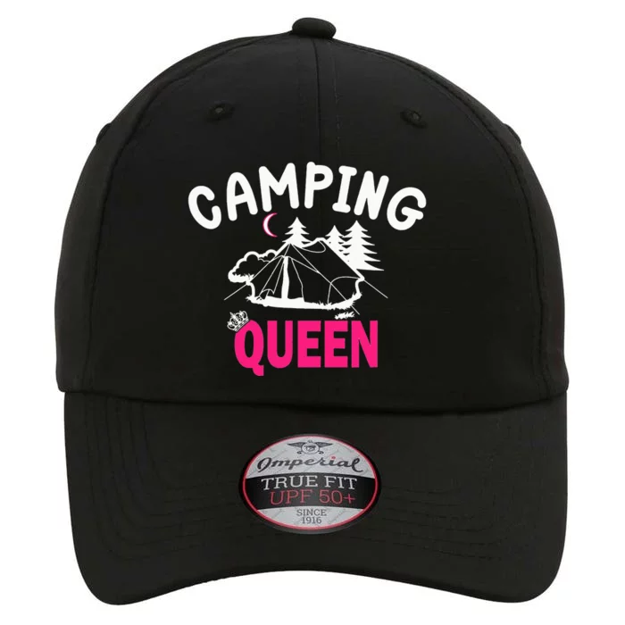 Camping Queen Queen Woman Camper Van Campsite Born The Original Performance Cap