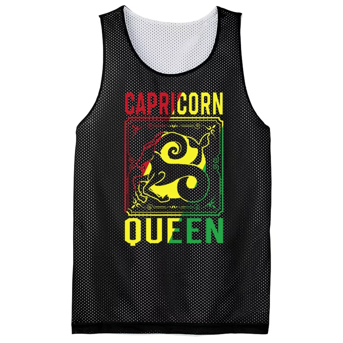 Capricorn Queen Sweet As Candy Birthday Gift For Black Mesh Reversible Basketball Jersey Tank