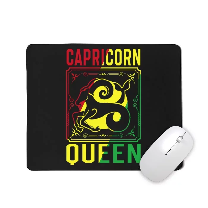 Capricorn Queen Sweet As Candy Birthday Gift For Black Mousepad