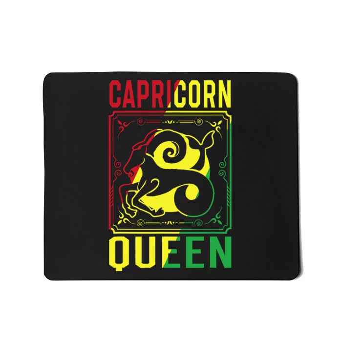 Capricorn Queen Sweet As Candy Birthday Gift For Black Mousepad