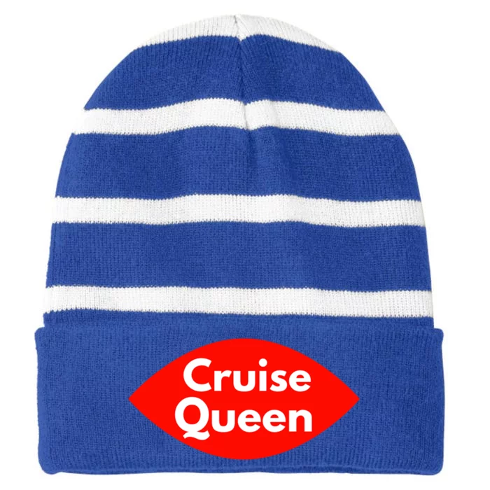 Cruise Queen Sexy Clothes And Gift Striped Beanie with Solid Band