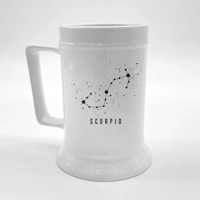 Constellation Quote Scorpio Constellation Cute Gift Science Gift Front & Back Beer Stein