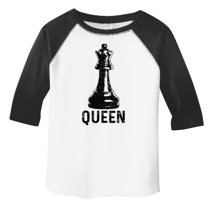 Chess Queen Vintage Halloween Costume Chess Player Toddler Fine Jersey T-Shirt