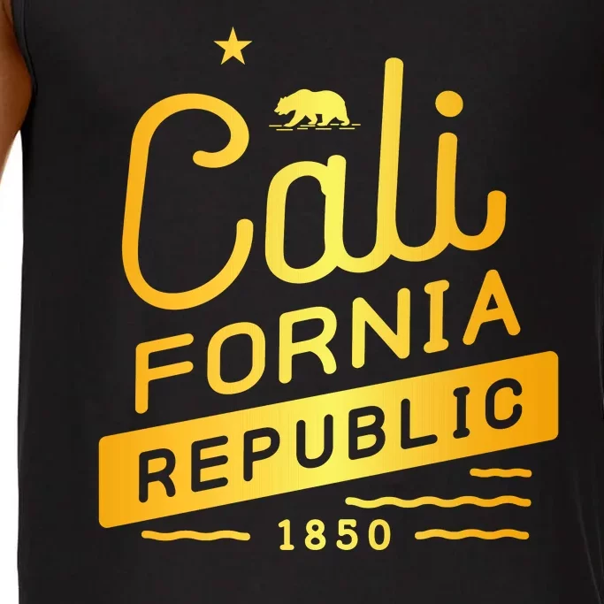 California Republic 1850 Gold Logo Comfort Colors® Tank Top