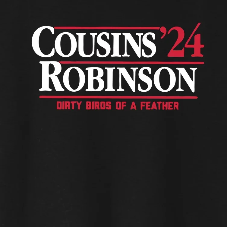 Cousins Robinson 24 Dirty Biros Of A Feather Women's Crop Top Tee