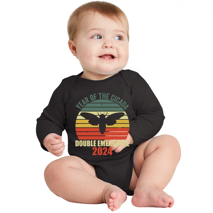 Cicada Retro 2024 Cicada Baby Long Sleeve Bodysuit