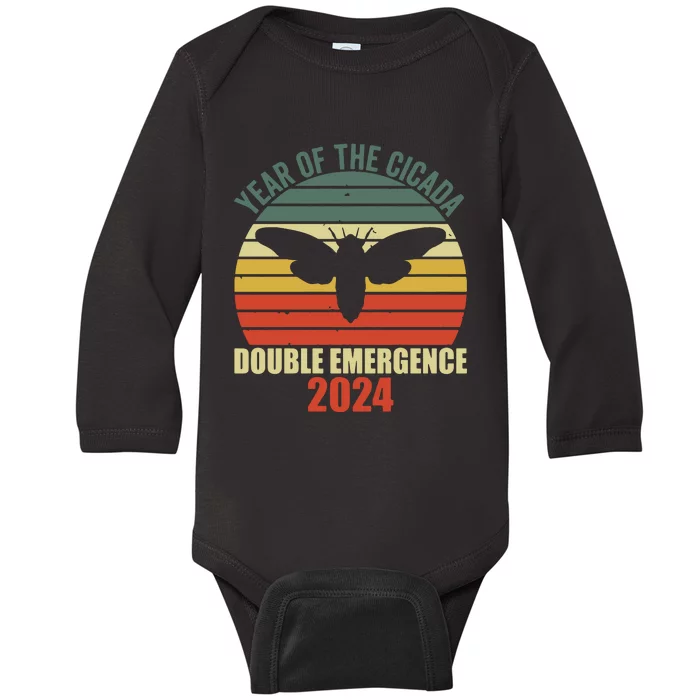 Cicada Retro 2024 Cicada Baby Long Sleeve Bodysuit