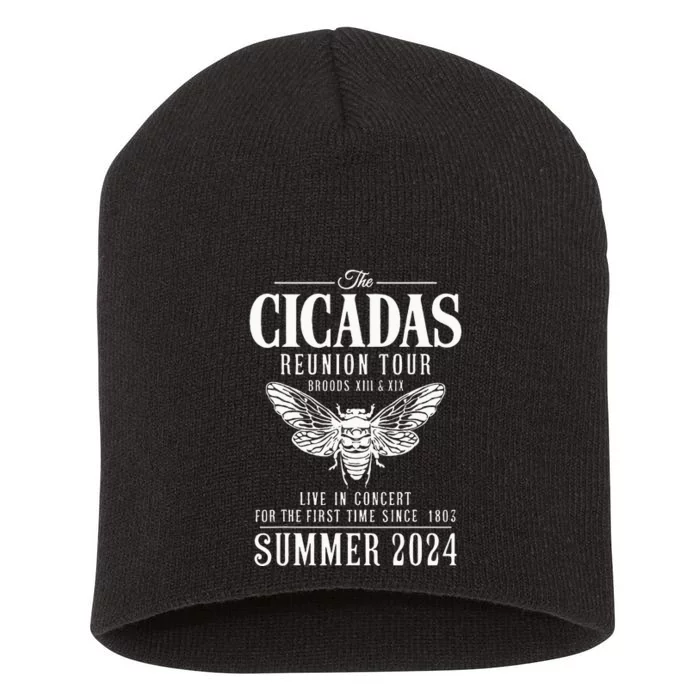 Cicada Reunion 2024 Brood Xiii Xix Summer 2024 Short Acrylic Beanie