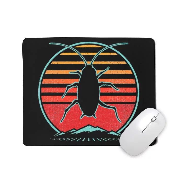 Cockroach Retro 80s Style Pest Control Exterminator Gift Mousepad