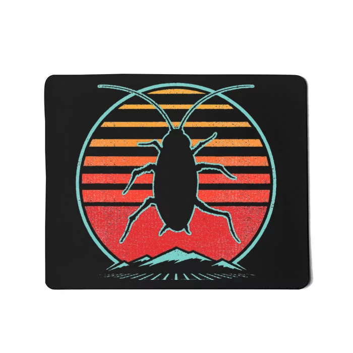 Cockroach Retro 80s Style Pest Control Exterminator Gift Mousepad