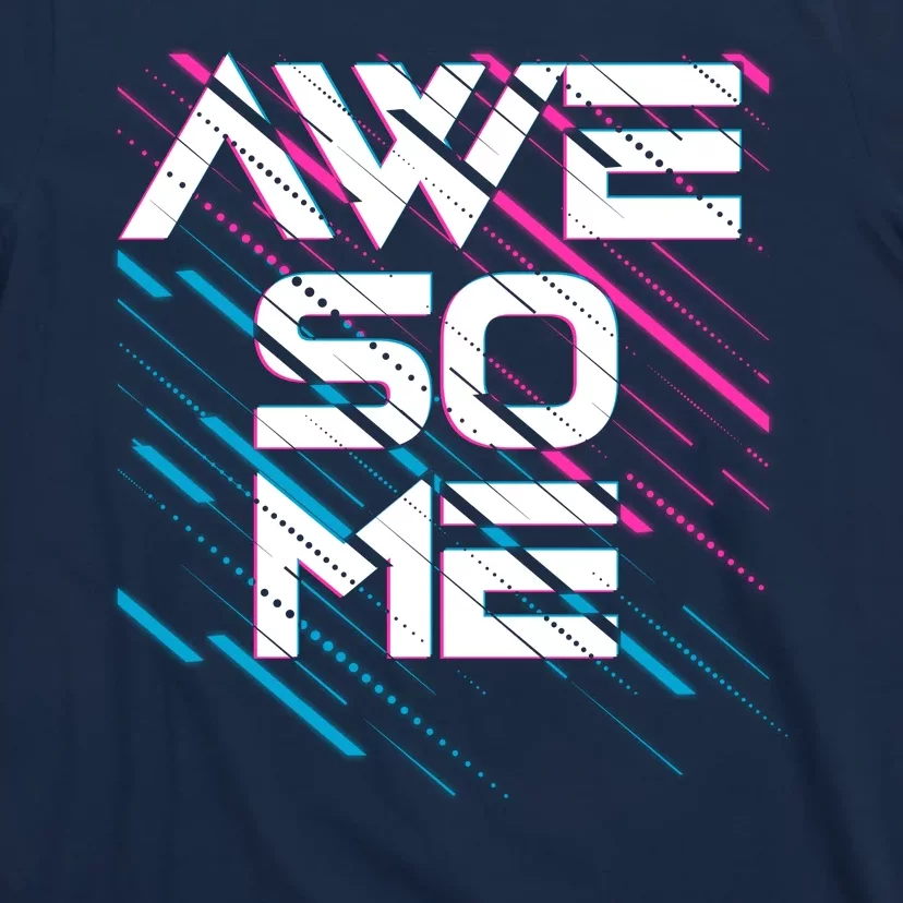 Cool Retro 80's Eighties Pattern Awesome T-Shirt