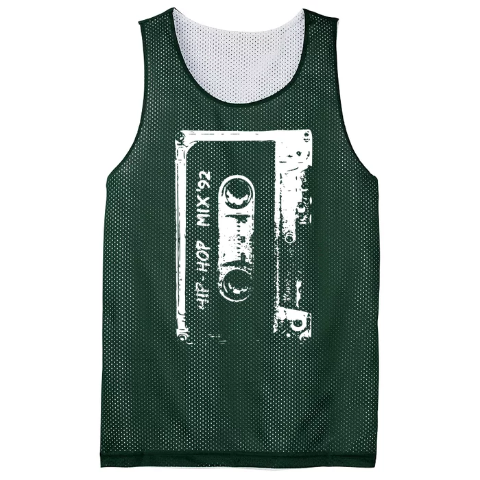 Cassette Retro 90s Style Mesh Reversible Basketball Jersey Tank