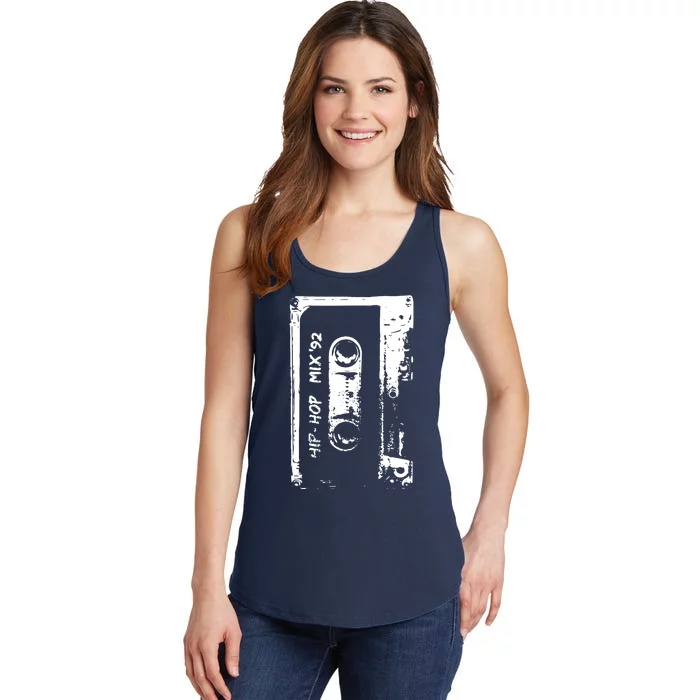 Cassette Retro 90s Style Ladies Essential Tank