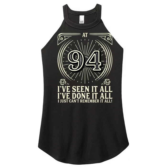 CanT Remember 94 Years Old Funny 94th Birthday Women’s Perfect Tri Rocker Tank