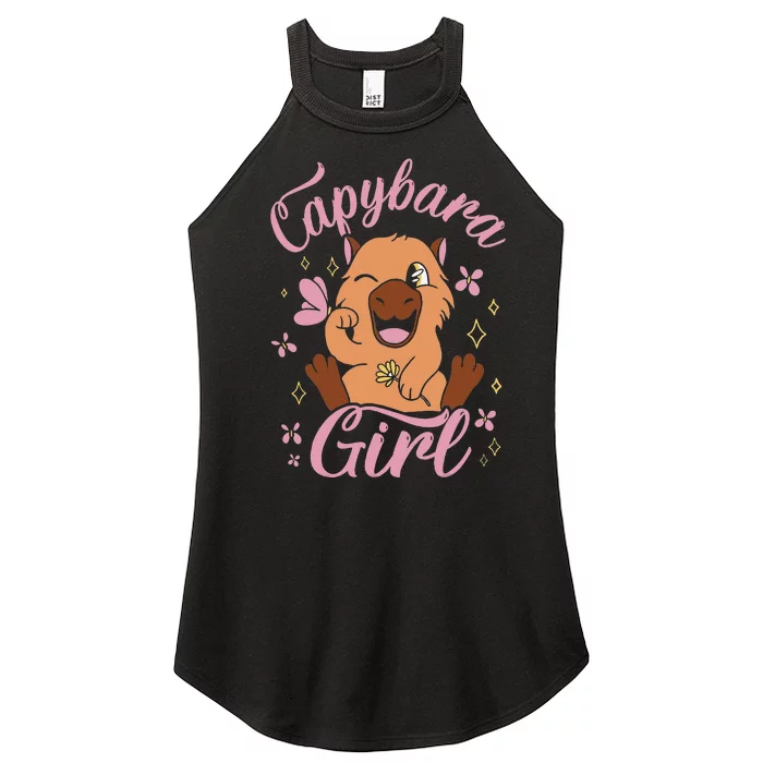 Capybara  Rodent Animals Capybaras Funny Capybara Women’s Perfect Tri Rocker Tank