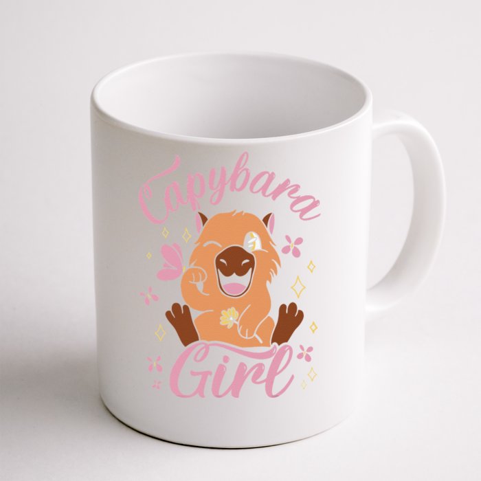 Capybara  Rodent Animals Capybaras Funny Capybara Front & Back Coffee Mug