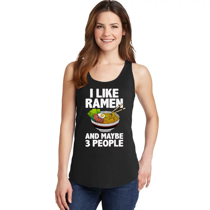 Cool Ra Anime Ra Noodle Soup Cup Noodles Ladies Essential Tank