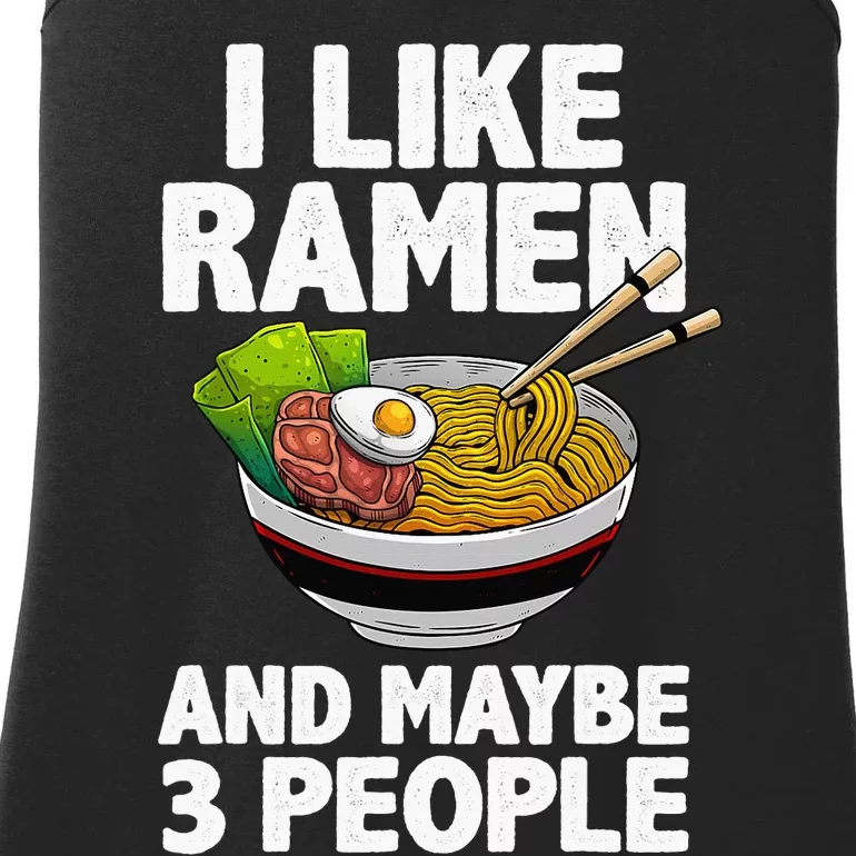 Cool Ra Anime Ra Noodle Soup Cup Noodles Ladies Essential Tank