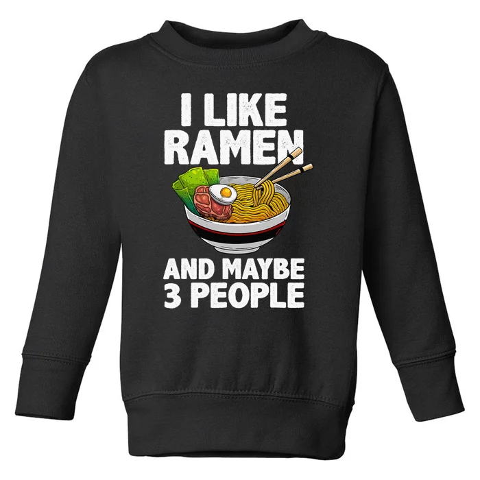 Cool Ra Anime Ra Noodle Soup Cup Noodles Toddler Sweatshirt