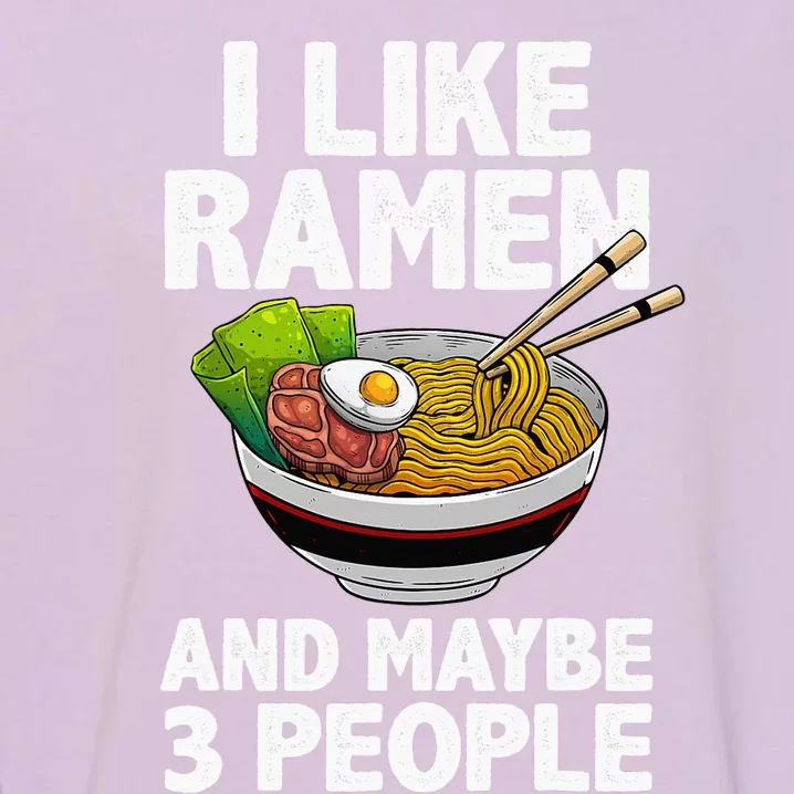 Cool Ra Anime Ra Noodle Soup Cup Noodles Garment-Dyed Sweatshirt