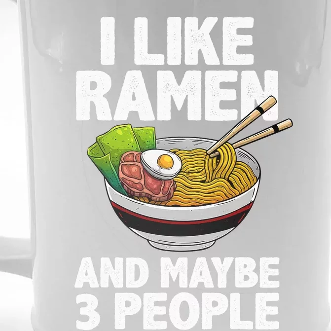 Cool Ra Anime Ra Noodle Soup Cup Noodles Front & Back Beer Stein