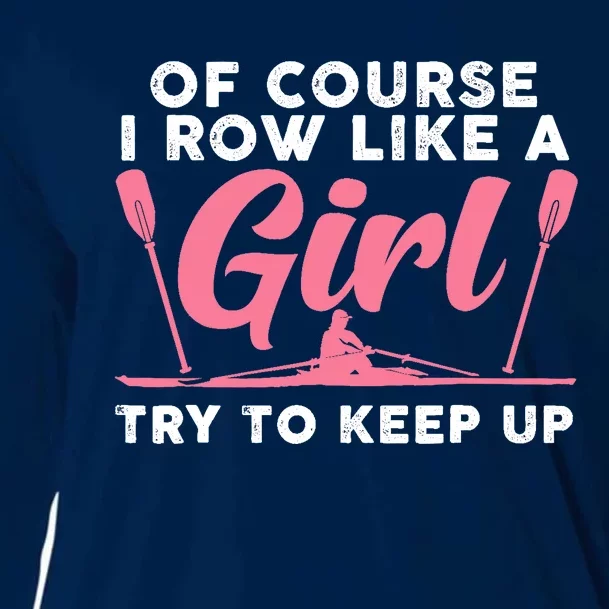 Cool Rowing Art Wo Girl Coxswain Paddle Oar Crew Rowing Cooling Performance Long Sleeve Crew