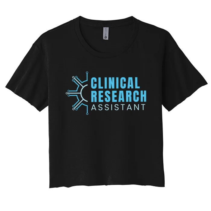 Clinical Research Assistant Women's Crop Top Tee