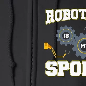 Cool Robotics Art Men Women Robot Engineering Programming Full Zip Hoodie