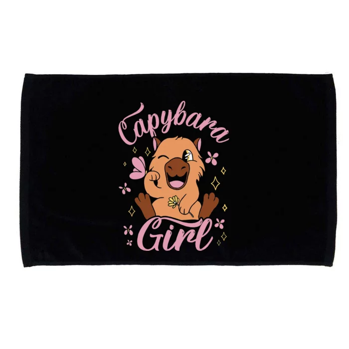 Capybara Rodent Animals Capybaras Funny Capybara Microfiber Hand Towel