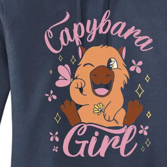 Capybara Rodent Animals Capybaras Funny Capybara Women's Pullover Hoodie