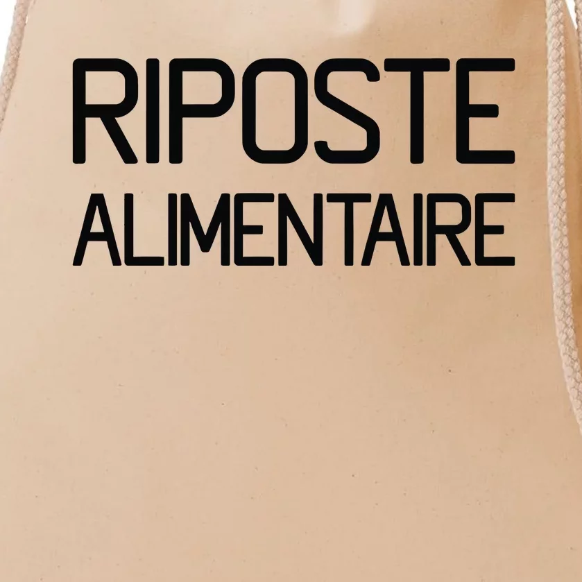 Clpressfr Riposte Alimentaire Drawstring Bag