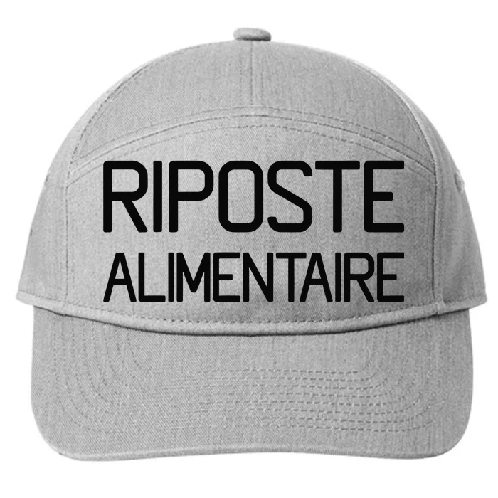 Clpressfr Riposte Alimentaire 7-Panel Snapback Hat