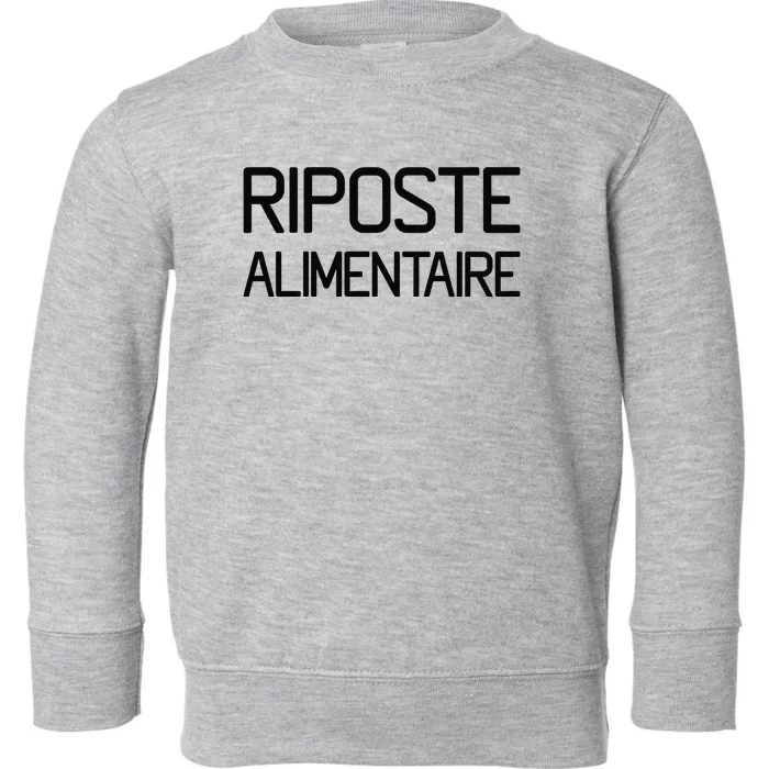 Clpressfr Riposte Alimentaire Toddler Sweatshirt