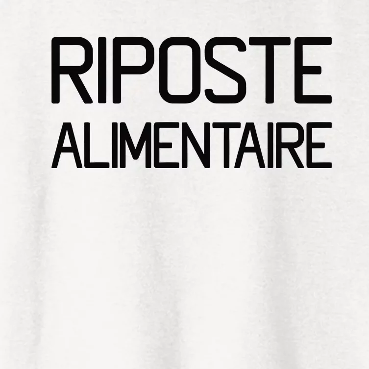 Clpressfr Riposte Alimentaire Women's Crop Top Tee