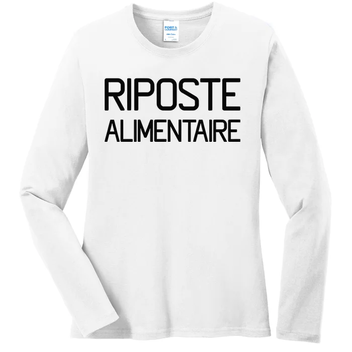 Clpressfr Riposte Alimentaire Ladies Long Sleeve Shirt