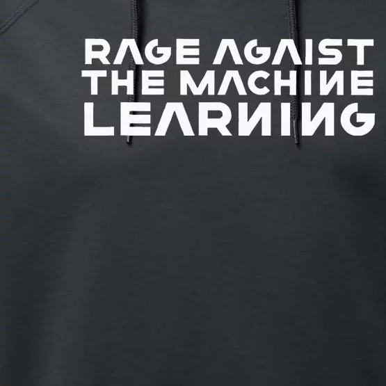 Computer Rage Agaist The Machine Learning Performance Fleece Hoodie