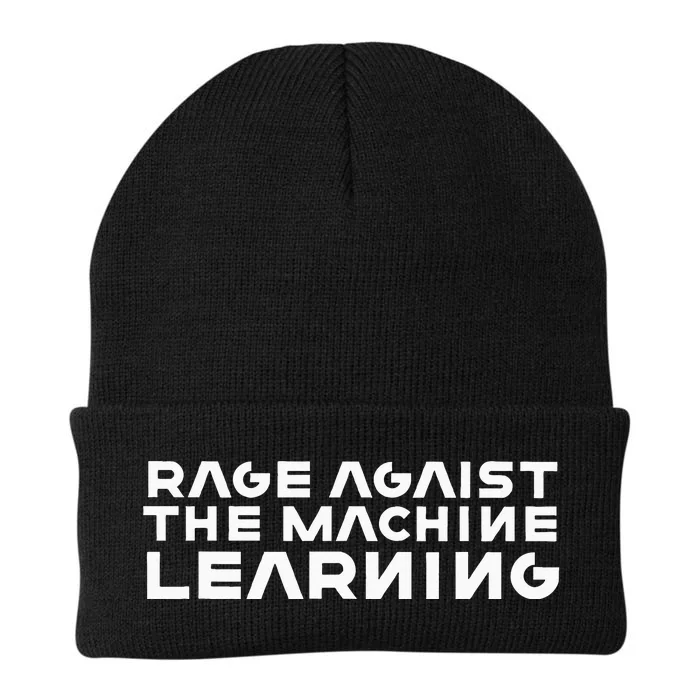 Computer Rage Agaist The Machine Learning Knit Cap Winter Beanie