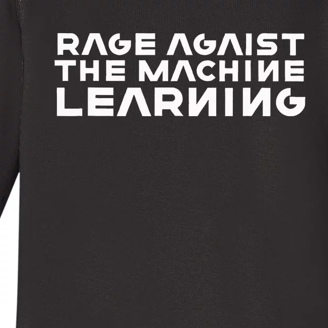 Computer Rage Agaist The Machine Learning Baby Long Sleeve Bodysuit