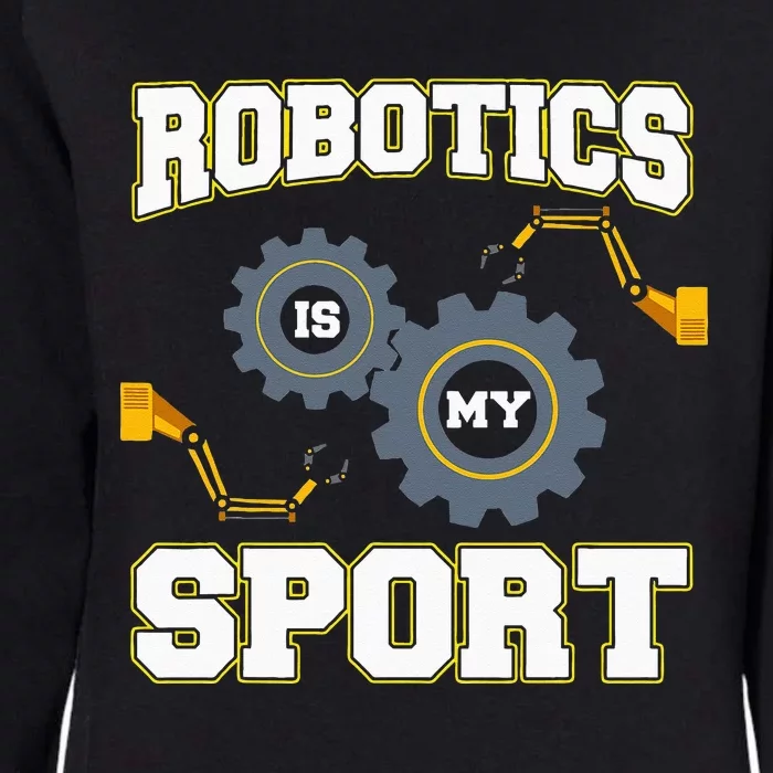 Cool Robotics Art Men Women Robot Engineering Programming Womens California Wash Sweatshirt