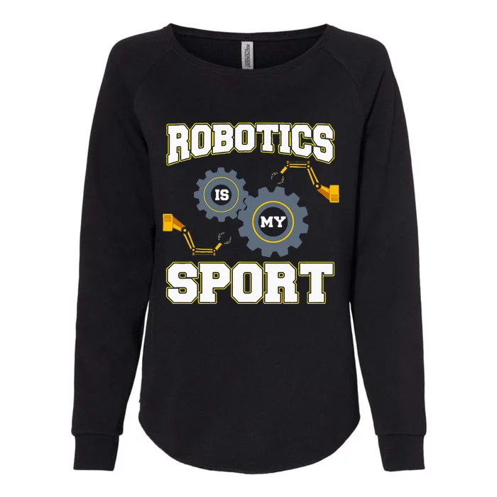 Cool Robotics Art Men Women Robot Engineering Programming Womens California Wash Sweatshirt